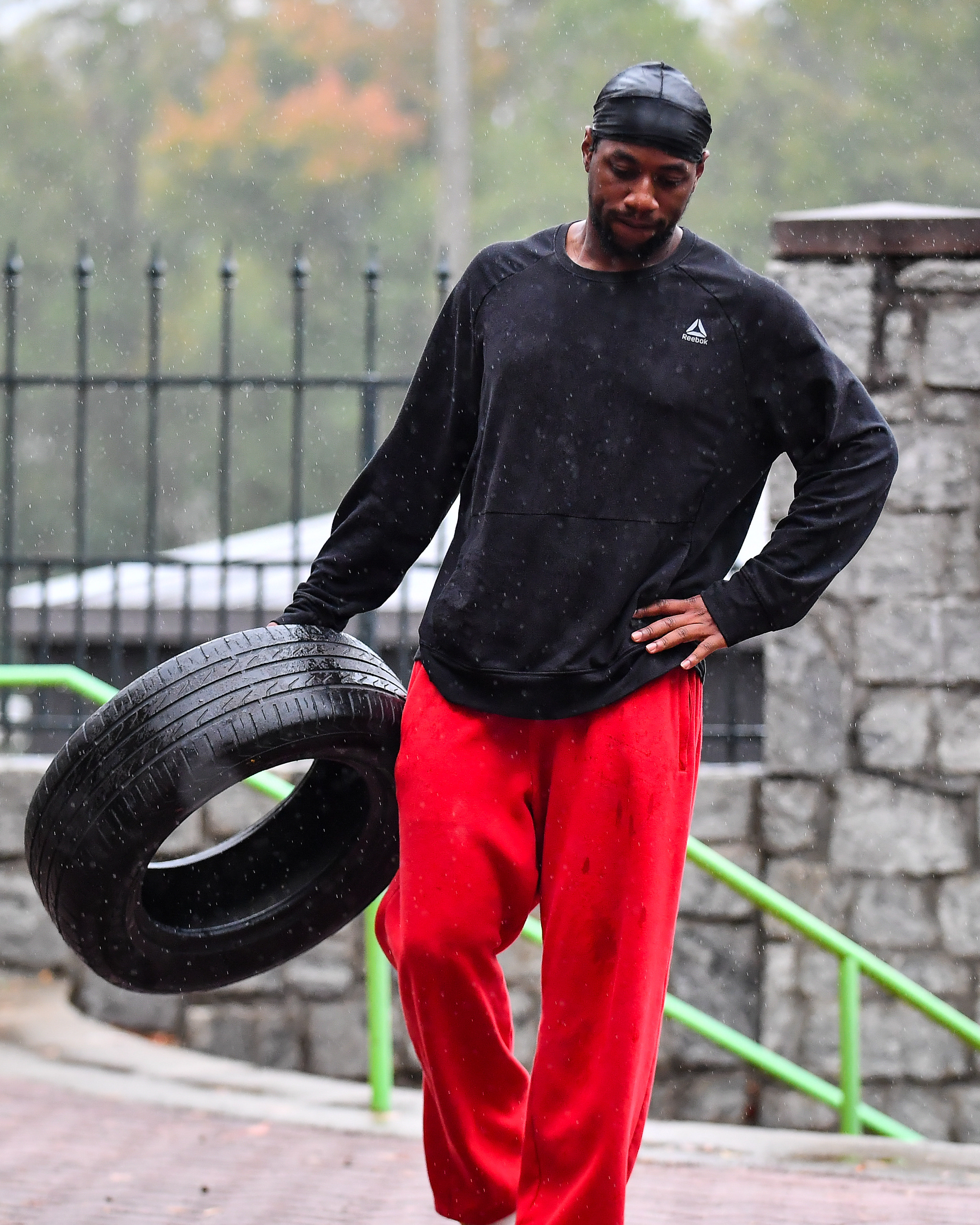 Training in the rain